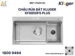 Chậu rửa bát Kluger KF8850FS Plus - Inox 304 posco - Linen chống xước